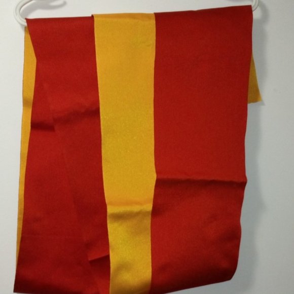 Vibrant Red and Yellow Kimono with Traditional Elegance - Picture 1 of 7